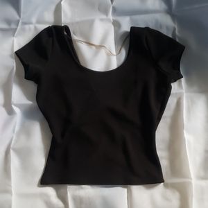 Material Girl Crossed Back Crop Top